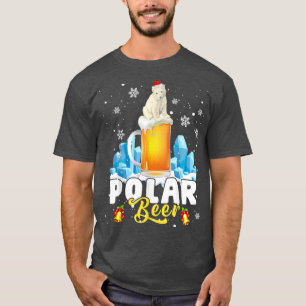 Polar Beer Funny Christmas Weihnachtsbär D T-Shirt