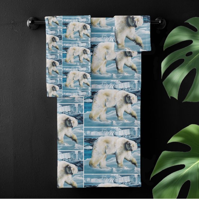 Polar Blue Badhandtuch Set (Von Creator hochgeladen)