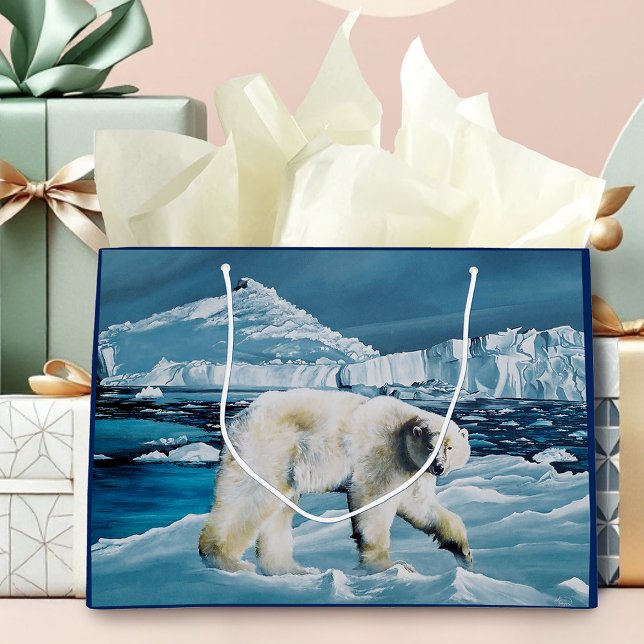Polar Blue Große Geschenktüte (Von Creator hochgeladen)