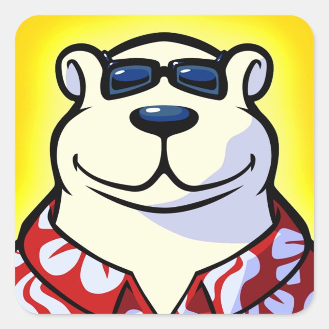 Polar Bowler Icon Sticker (Vorderseite)