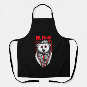 Polar Design Ein Lustiger Eisbär Tierliebhaber Schürze
