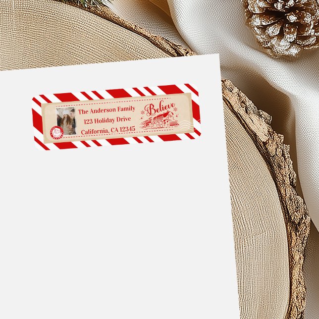 Polar Express Christmas Ticket Adress (Von Creator hochgeladen)