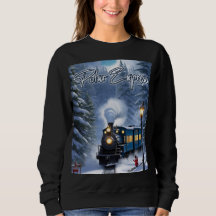 Polar Express Sweatshirt für Frauen - Train Graphi