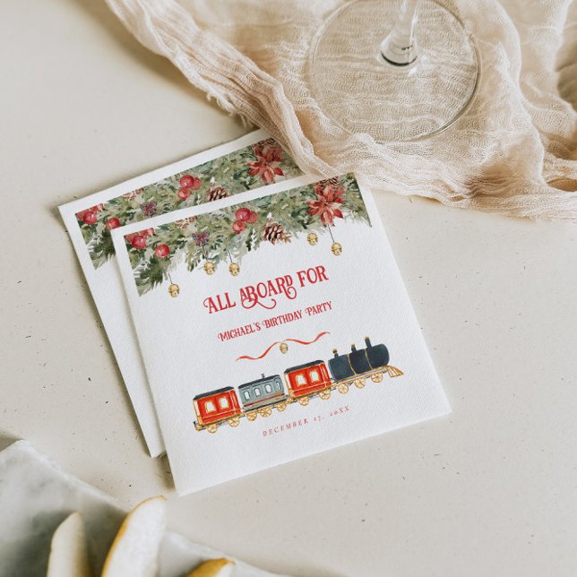 Polar Express Weihnachts-Party Serviette (Von Creator hochgeladen)