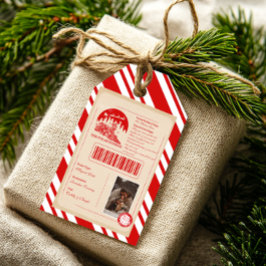 Polar Express Weihnachtsticket Geschenkanhänger