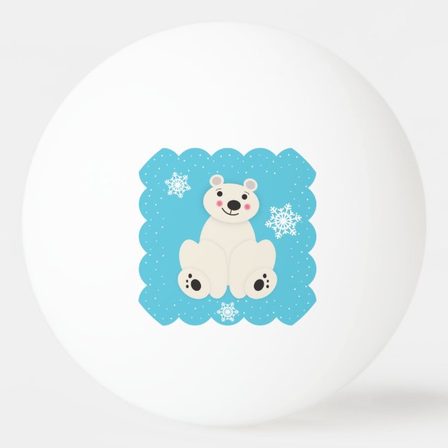 Polar Friend Tischtennisball (Vorderseite)