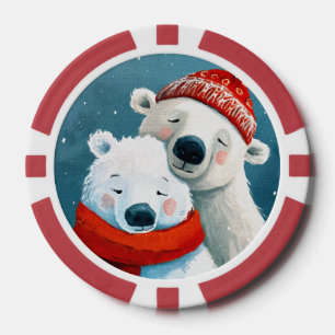Polar Hugs Pokerchips