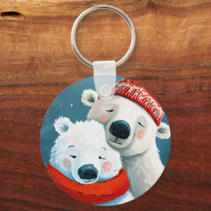 Polar Hugs Schlüsselanhänger