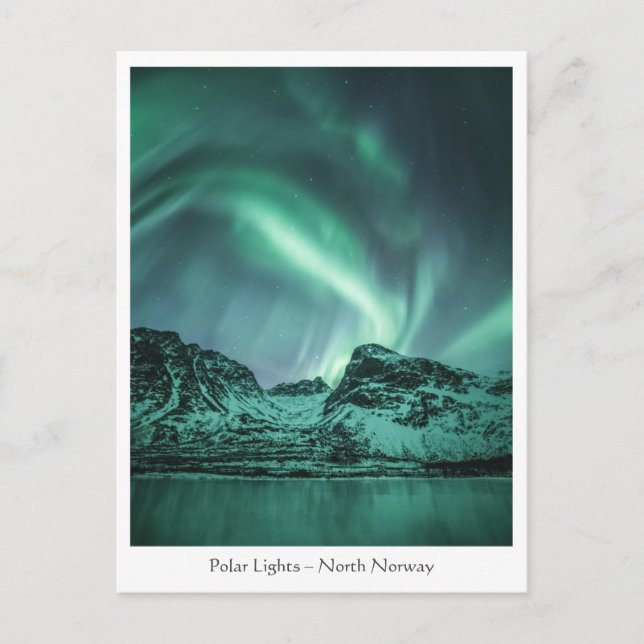Polar Lights Norwegen Postcard Postkarte (Vorderseite)
