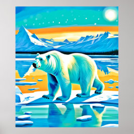 Polar Majestät: Arktische Landschaft Poster