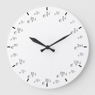 Polar Math Clock Große Wanduhr