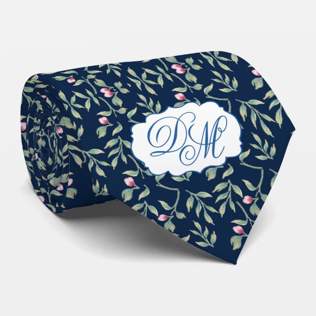Polar Night Blue Wedding Keepake Neck Tie Krawatte (Gerollt)