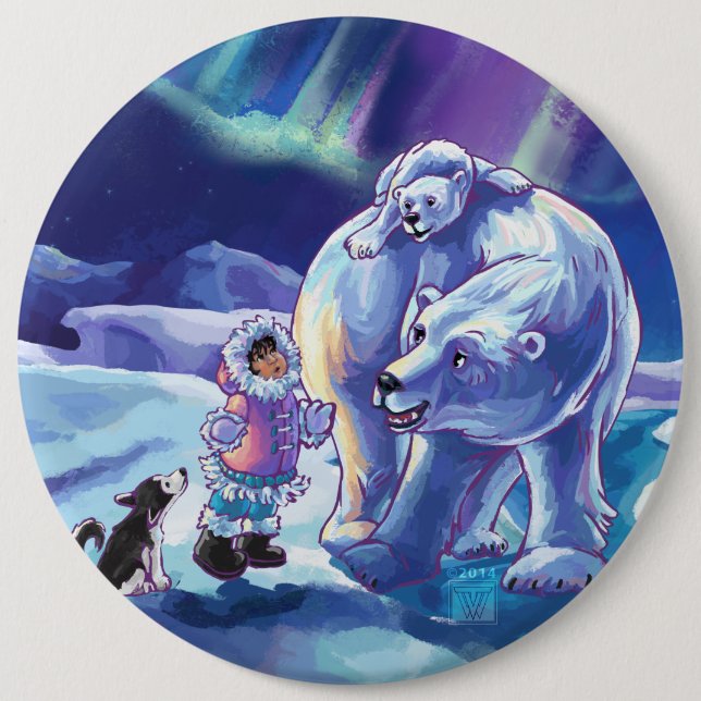 Polar Pals Button (Vorderseite)