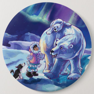 Polar Pals Button