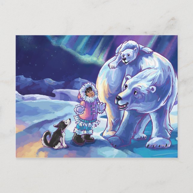 Polar Pals Postkarte (Vorderseite)