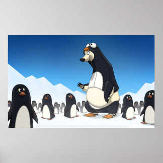 Polar Penguin Poster