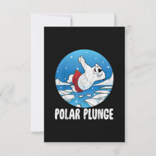 Polar Plunge Ice Jump Polar Bear Winter Swim Einladung