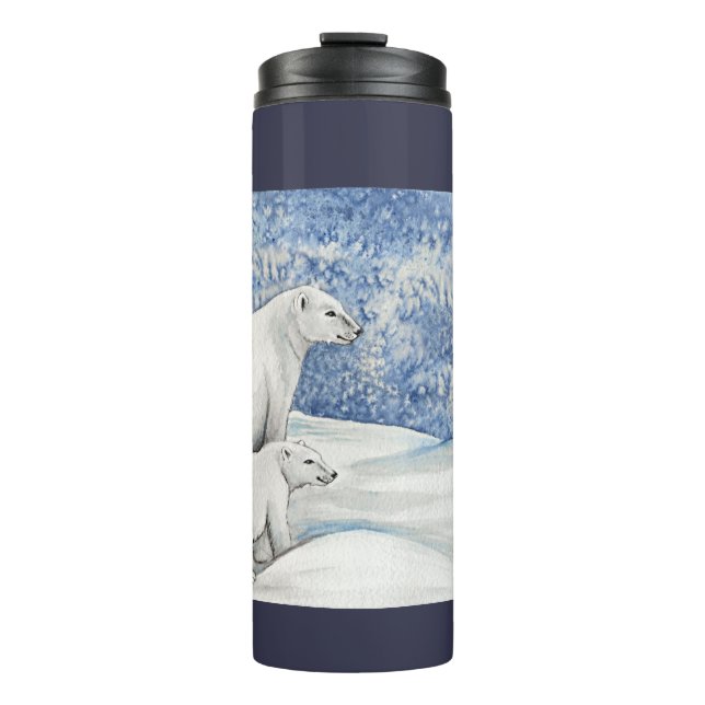 Polar Snow Bears Thermosbecher (Vorderseite)