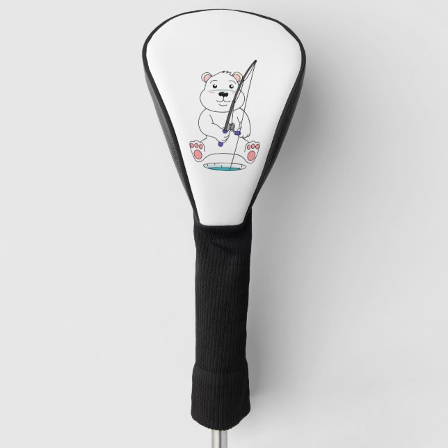 Polarbär Golf Headcover (Vorderseite)