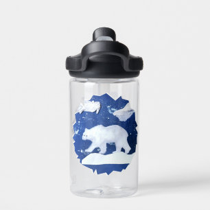 Polarbär "Kunst von Kindern" Trinkflasche
