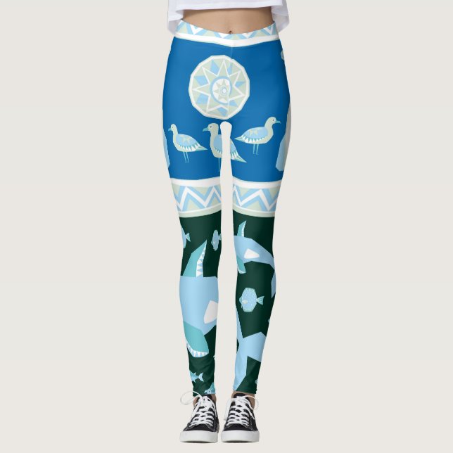 Polarbären Leggings (Vorderseite)