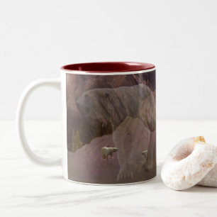 Polarbärenberg, Zweifarbige Tasse