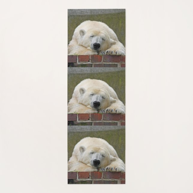 PolarBear 001 Yogamatte (Rückseite)