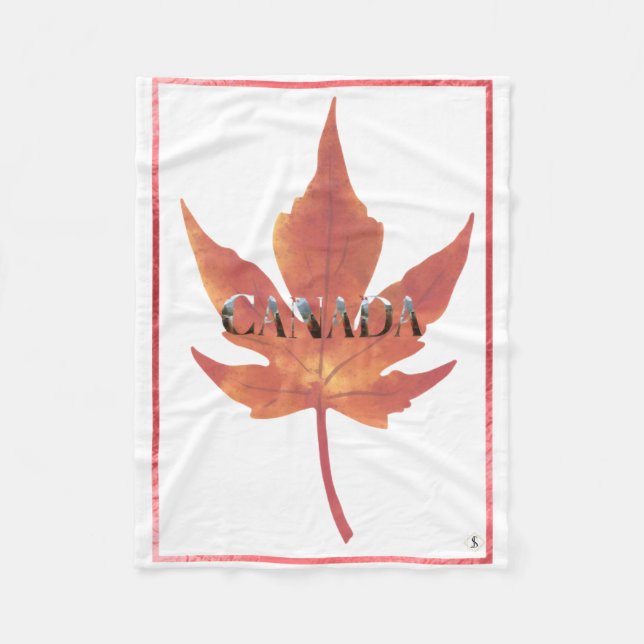 Polardecke Kanada Biber Fleecedecke (Vorderseite)