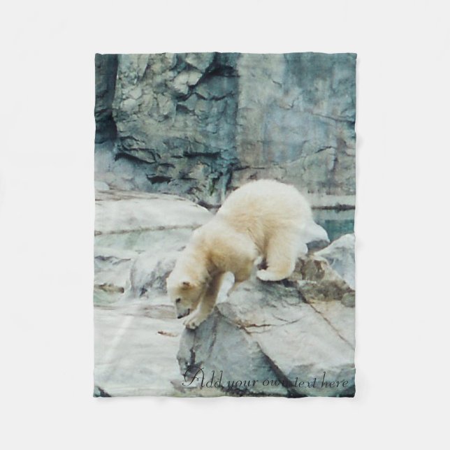 Polare Bärenjungs-Fleecedecke Fleecedecke (Vorderseite)
