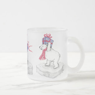 Polare Bärn-mattierte Tasse! Mattglastasse