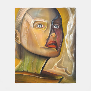 Polare Decke mit Kunstmalerei