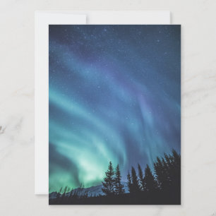 Polare Lichtkarte Save The Date