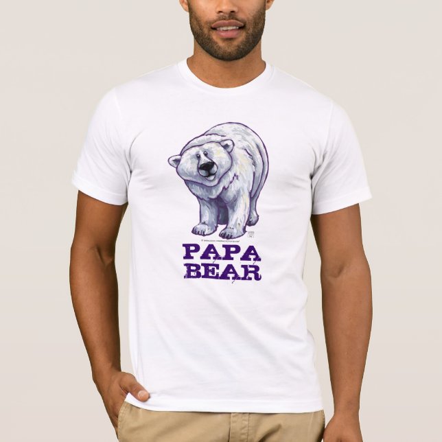 Polarer Bär, der helle T - Shirt der (Vorderseite)