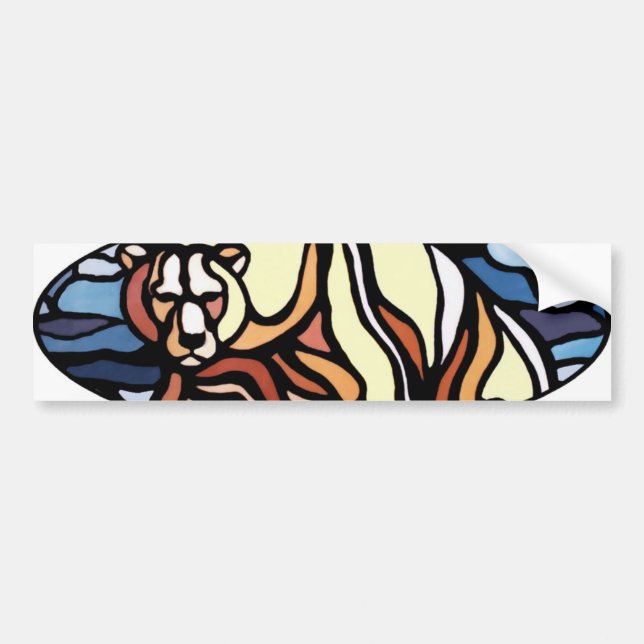 Polarer Bärn-Autoaufkleber-Kanada-Tier-Geschenke Autoaufkleber (Vorne)