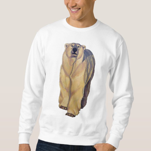 Polarer Bärn-Kunst-Shirt-polarer Bärn-Sweatshirts Sweatshirt (Vorderseite)
