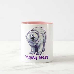 Polarer Bärn-Tasse Mutter-Bear Zweifarbige Tasse