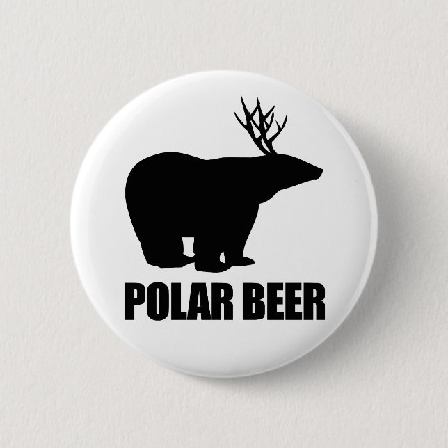 Polares Bier Button (Vorderseite)
