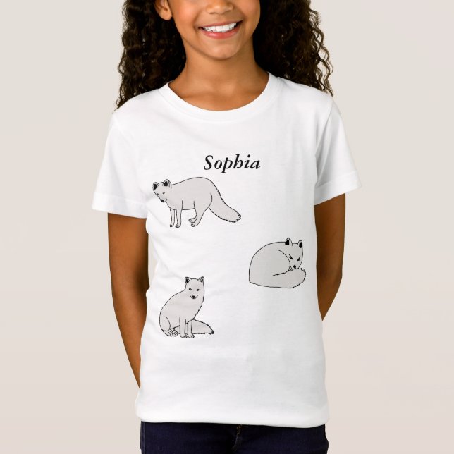 Polarfüchse T-Shirt (Vorderseite)