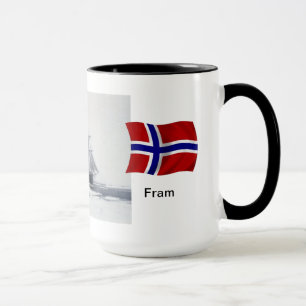 Polargebiet "Fram" im Eis Tasse