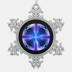 Polaris Schneeflocken Zinn-Ornament