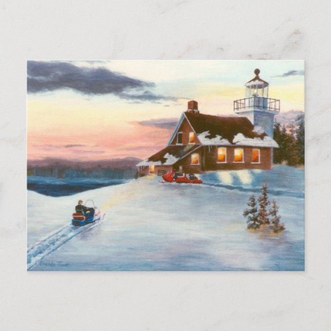 Polaris Sunset Postcard Postkarte (Vorderseite)