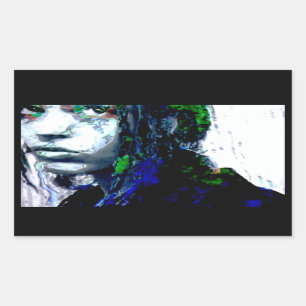 Polarität: Kerze Rechteckiger Aufkleber