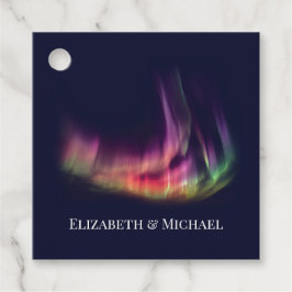 Polarlicht Aurora Borealis Hochzeit Geschenkanhänger