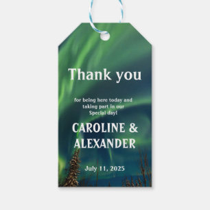 Polarlicht Aurora Borealis Nachthimmel Hochzeit  Geschenkanhänger