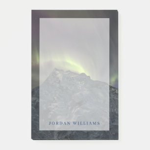 Polarlicht Eisberg Jokulsarlon Island Post-it Klebezettel