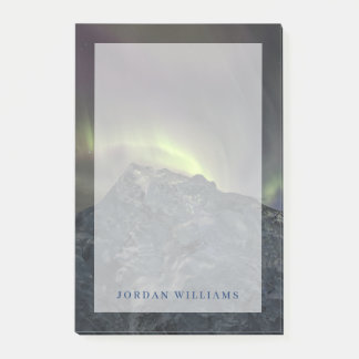 Polarlicht | Eisberg Jokulsarlon Island Post-it Klebezettel