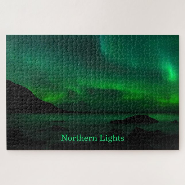 Polarlicht Foto Puzzle (Horizontal)