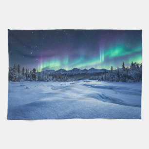 Polarlicht Geschirrtuch