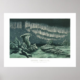 Polarlicht , hohe Breitengrade 1891 Poster