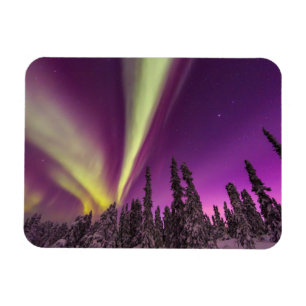 Polarlicht Nordlicht Fairbanks Alaska Magnet